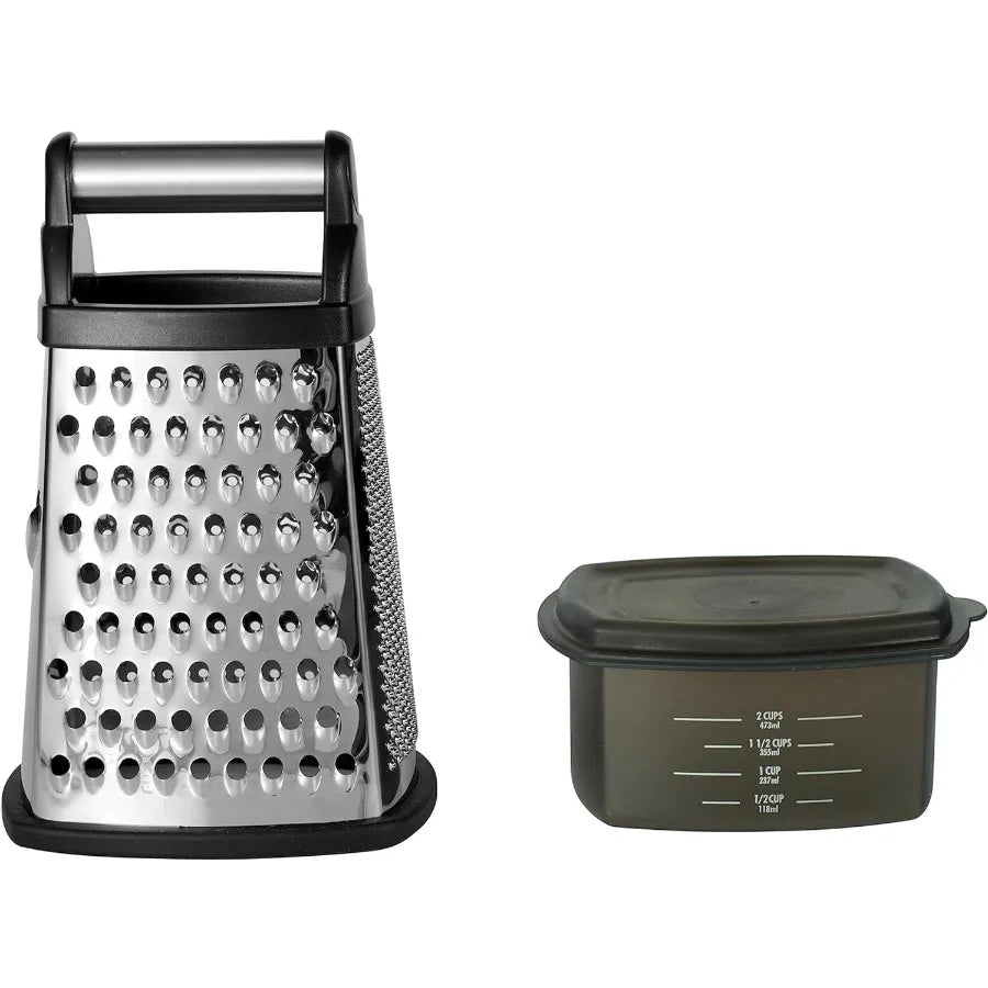 4-Sided Box Grater with Storage